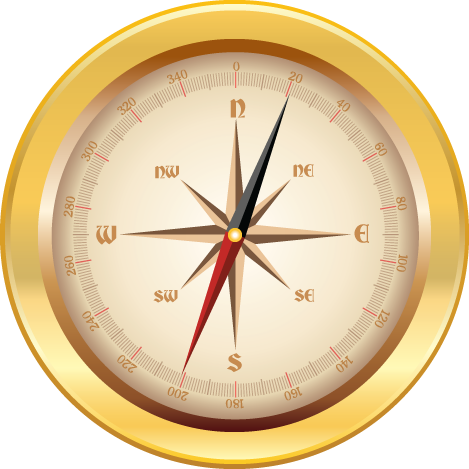 Gold Compass Png Images - Compass Png (469x469)
