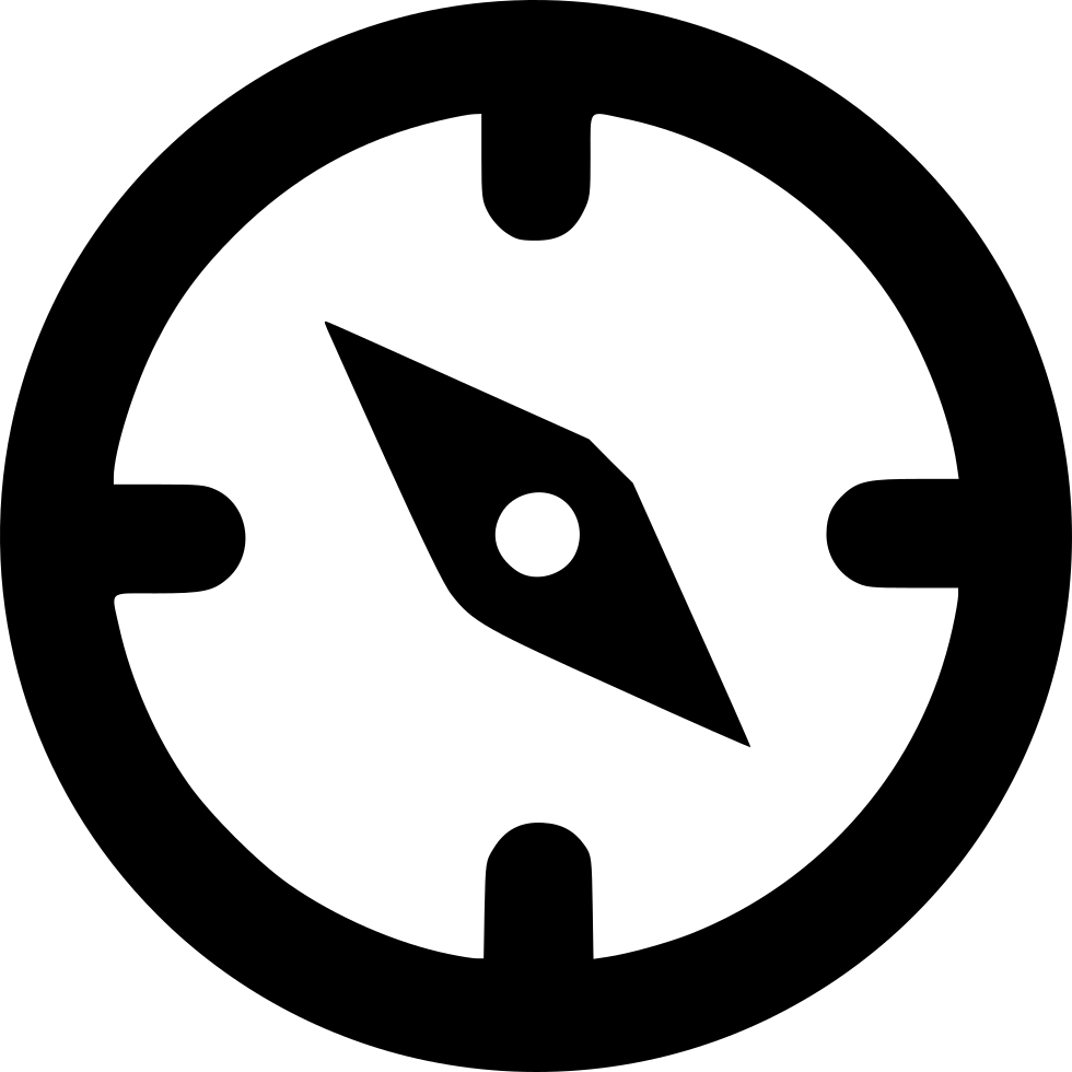 Png File Svg - Crosshair Clipart Black And White (980x980)