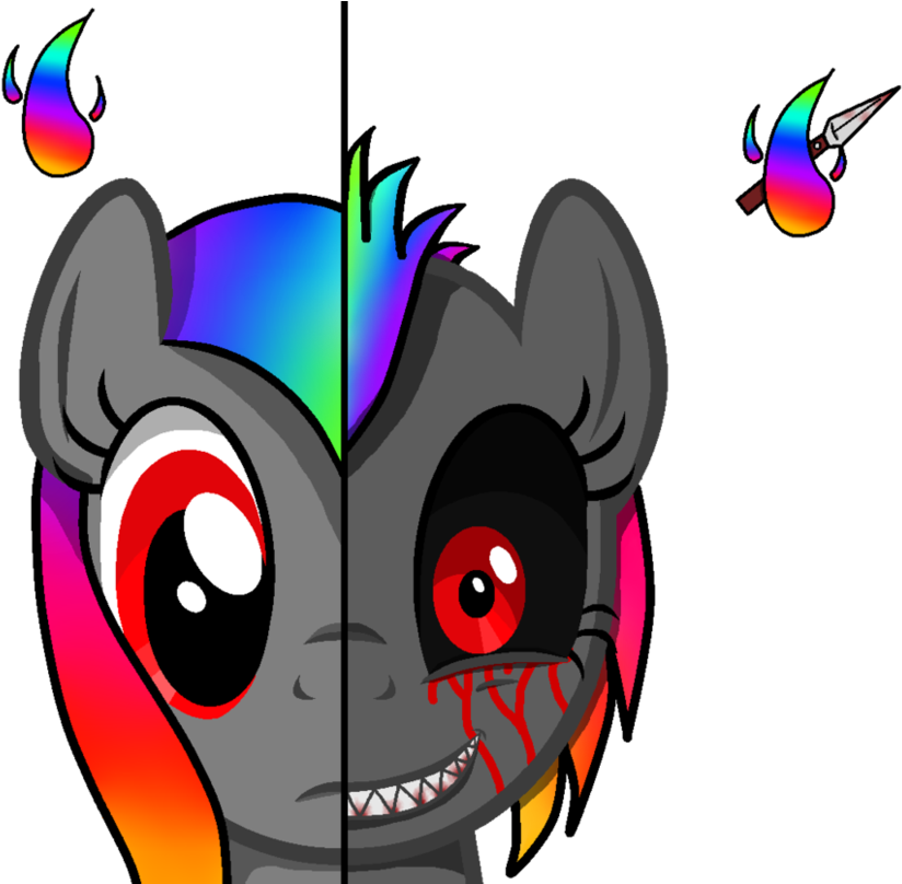 Rainbow Insanity (info Is A Wip) By Insane- - Insanity (990x807)