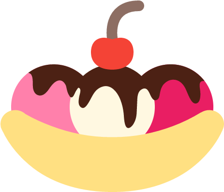 Hamburger Banana Split Vegetarian Cuisine Sundae Icon - Hamburger Banana Split Vegetarian Cuisine Sundae Icon (528x528)