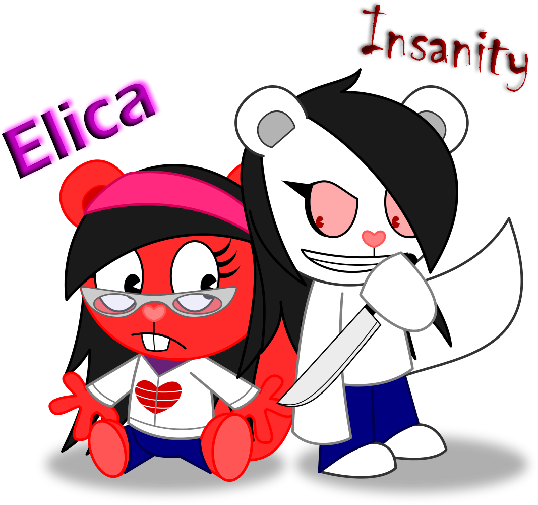 Elica And Insanity By Elica1994 Elica And Insanity - Cartoon (1137x1088)