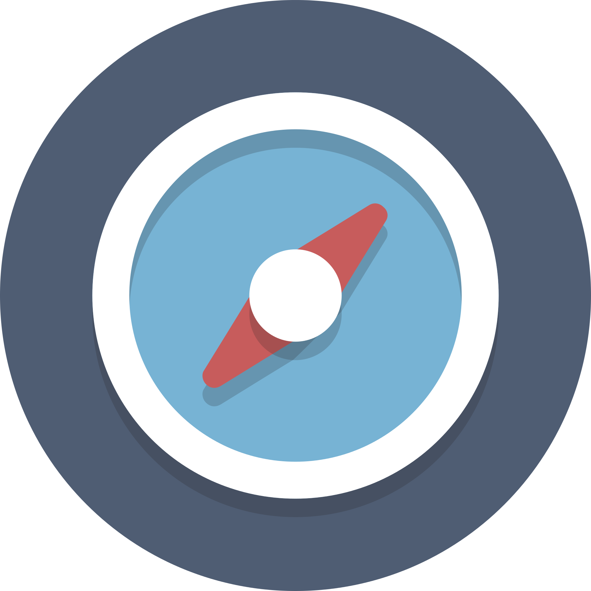 Open - Compass Circle Png (2000x2000)