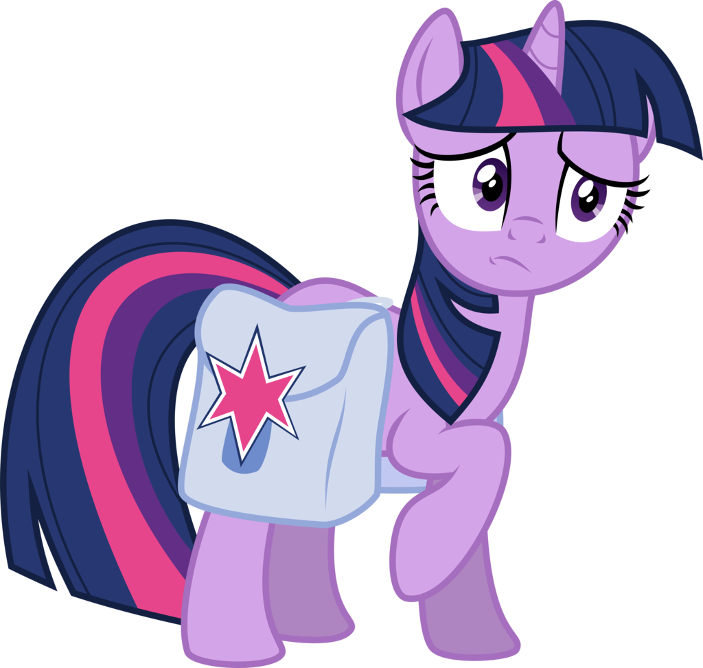 Curious Twilight Vector By Yetioner Curious Twilight - Twilight Sparkle With Bag (1024x973)