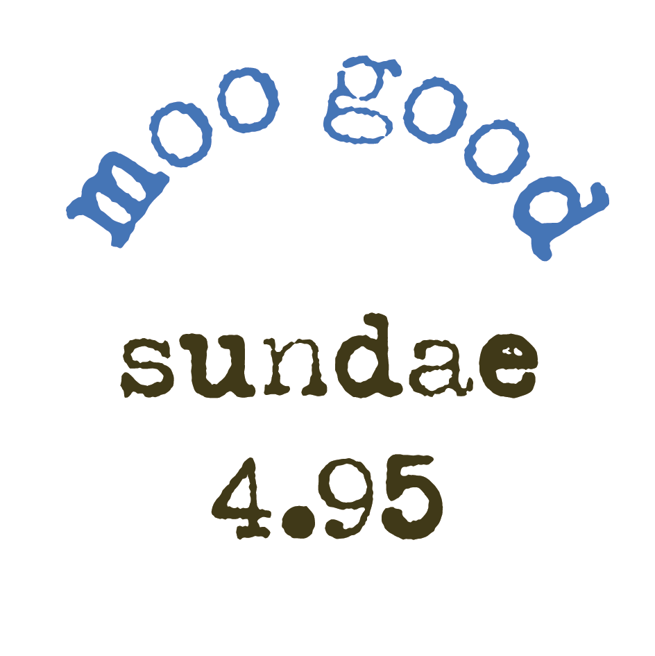 2 Scoops Of Ice Cream, Homemade Hot Fudge Or Caramel, - Circle (1064x1064)