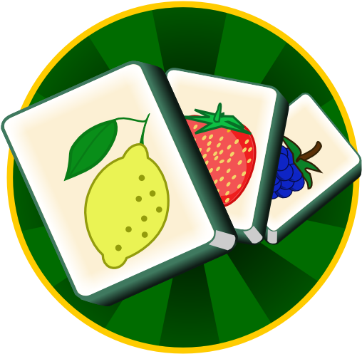 بازی کارتی Mahjong - Strawberry (512x512)