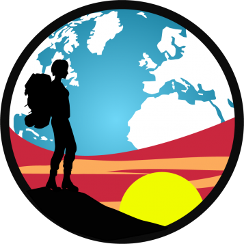 Just A Pack - Backpacking Logo (357x357)