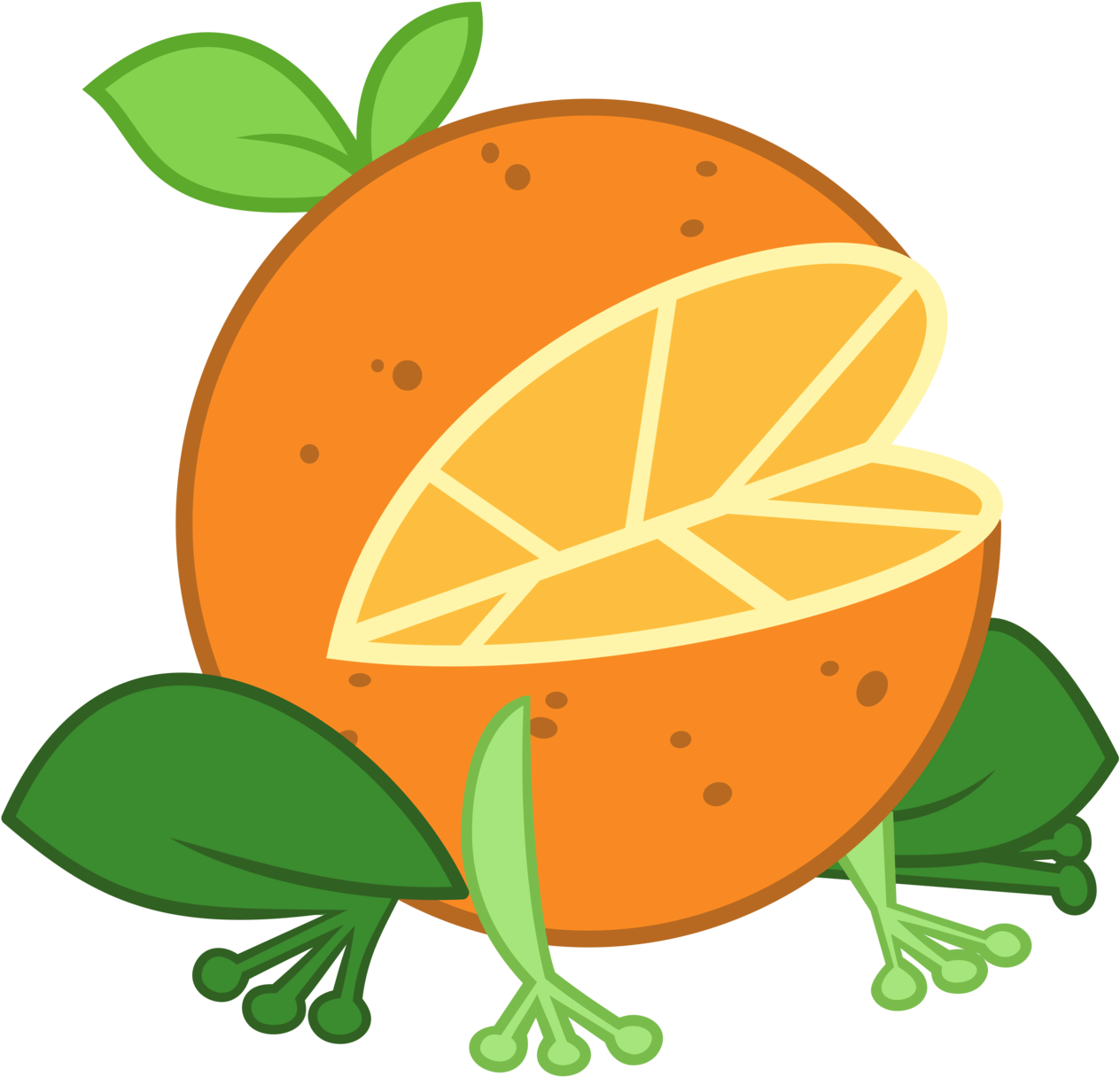 Orange Clipart Frog - Orange Frog Png (1280x1280)
