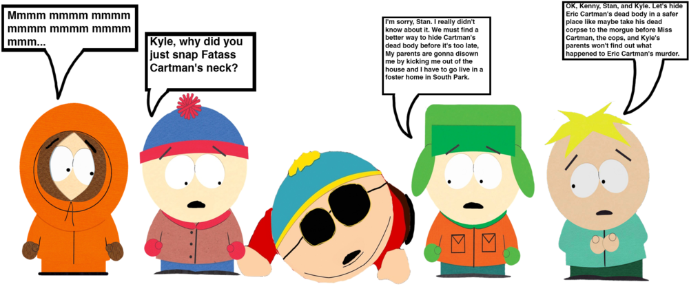 Weekend At Cartman's By Darthranner83 - South Park Kenny (1024x528)
