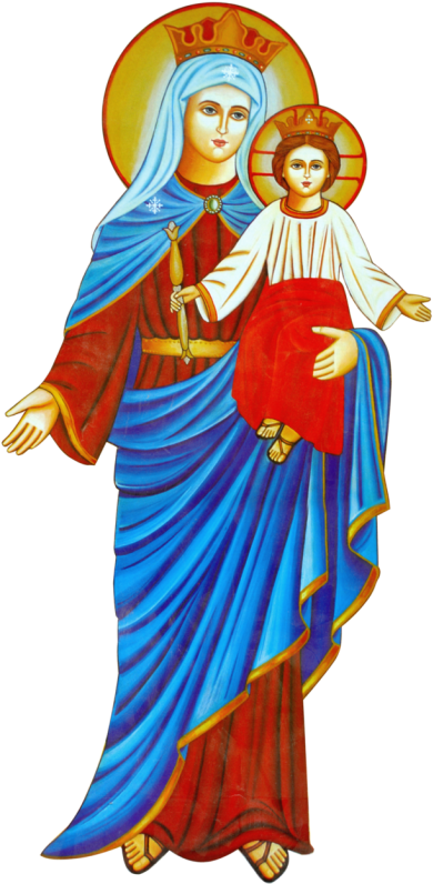 Doa Rosario Bulan Maria Pictures Png Images - St Mary Transparent (400x812)