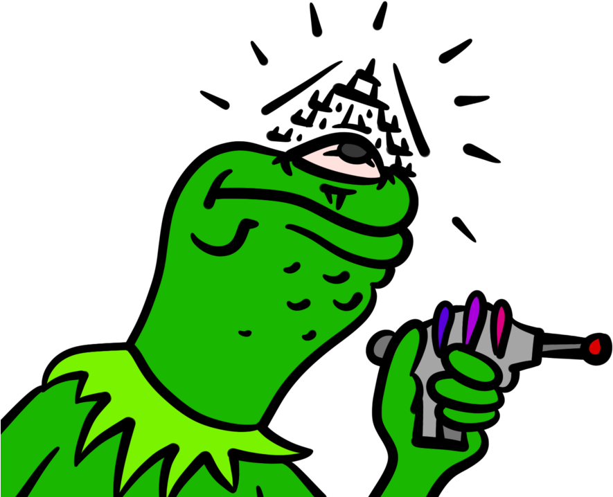 Cascadious 4 6 Kermit T Freg Eggsposd By Cascadious - Drawing (1023x815)