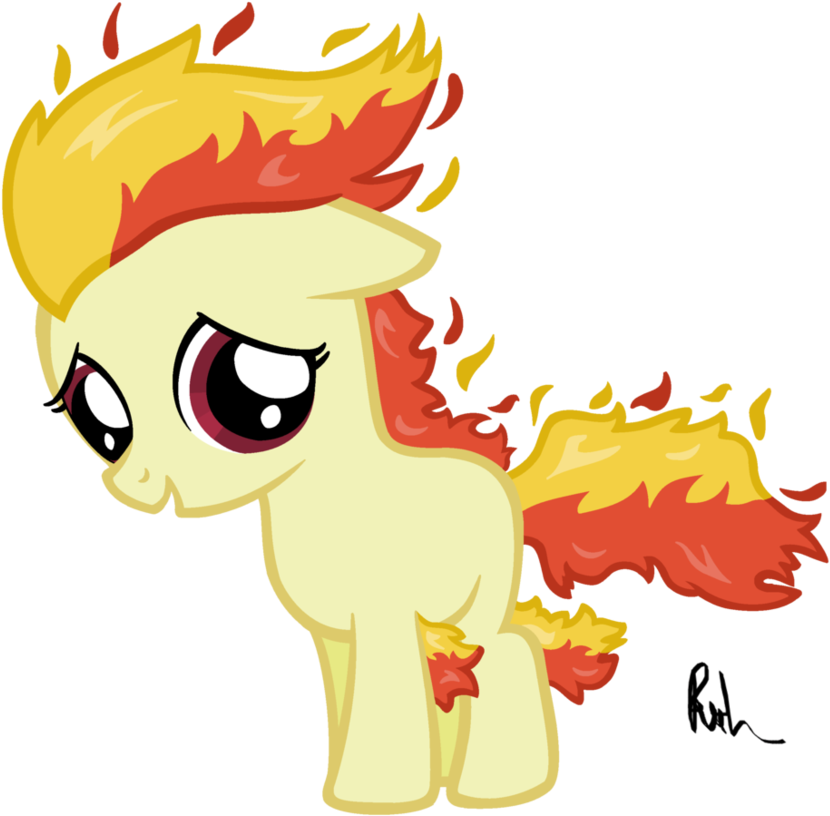 Mlp Ponyta By Pikaaachu999-d8y86g4 - My Little Pony Ponyta (929x860)