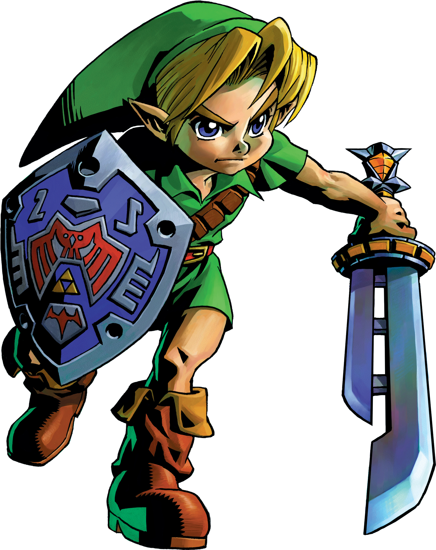 So Was This Game Ever Criticized For Immense Backtracking - Legend Of Zelda Link Majoras Mask (1580x1918)