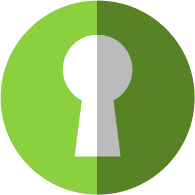 Key Hole Icon - Vector Graphics (550x550)
