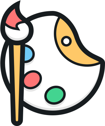 Icon Paint Palette (512x512)