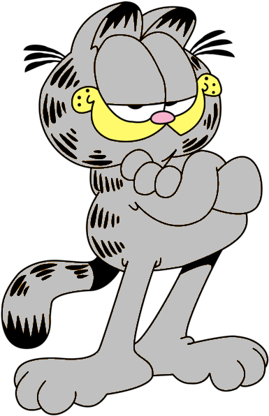 Vector Garfield By Ilhajaot-grey - Garfield Cat Graduate (600x600)
