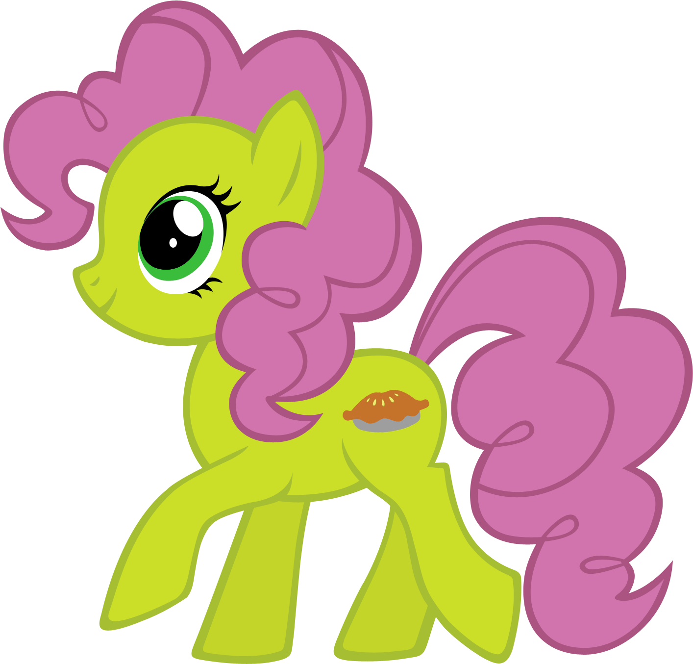 Peachy Sweet - Pinkie Pie Little Pony Clipart (1584x1552)