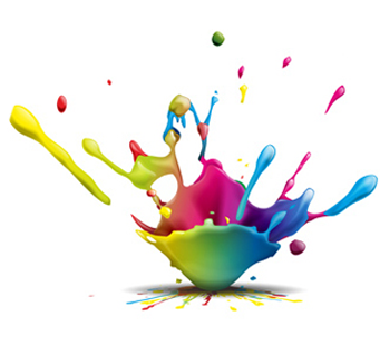 Hiding Valuables In Unexpected Places Around The House - Colourful Ink Splash (362x362)