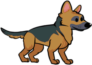 Dogmeat In Fallout Shelter - Fallout Shelter Dog (400x300)