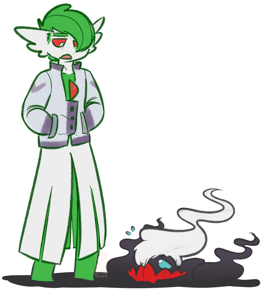 “y'know Most People Would Be Scared To Find A Darkrai - Gardevoir (1080x1194)