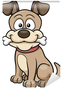 Vector Illustration Of Cartoon Dog Wall Mural • Pixers® - Dog Cartoon (400x400)