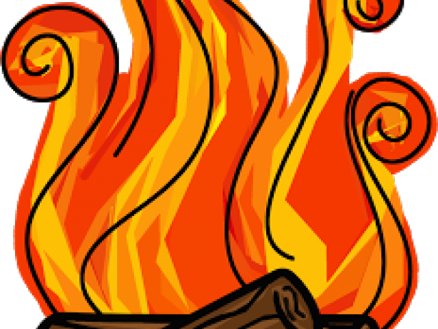 Fireplace Clipart Log In - Clip Art (640x480)