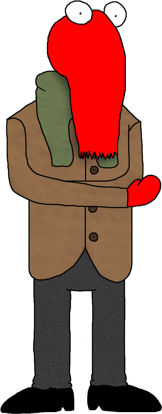 Red Cthulhu By Thecameraeye97 - Cartoon (588x1356)