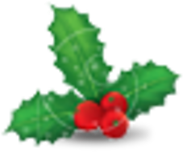 Christmas Mistletoe 6 Free Images At Clker Com Vector - Christmas Mistletoe (600x600)