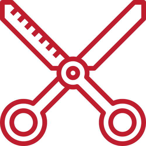 Scissor Cut - Cartoon Skull Transparent (500x500)