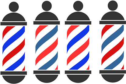 Franklin's Barbershop On Behance - Graphic Design (600x464)