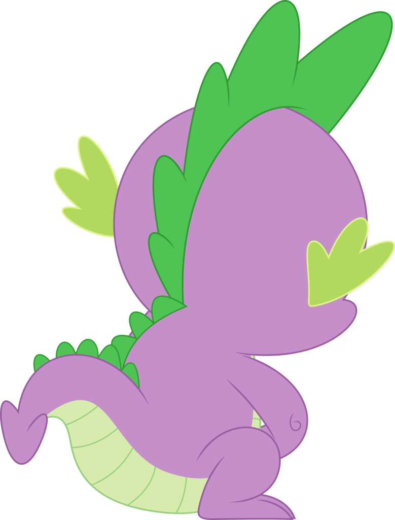 One Thing Spike Does In Private By Porygon2z - Illustration (779x1025)