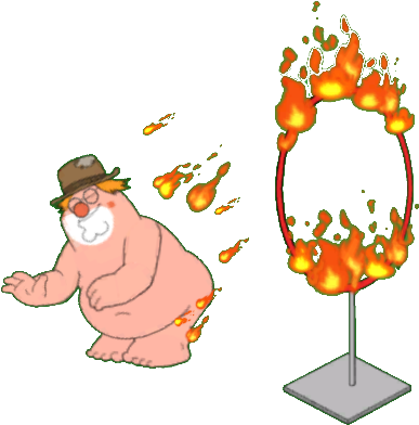 Ring Of Fire 4 Ring Of Fire 3 - Cartoon (412x415)