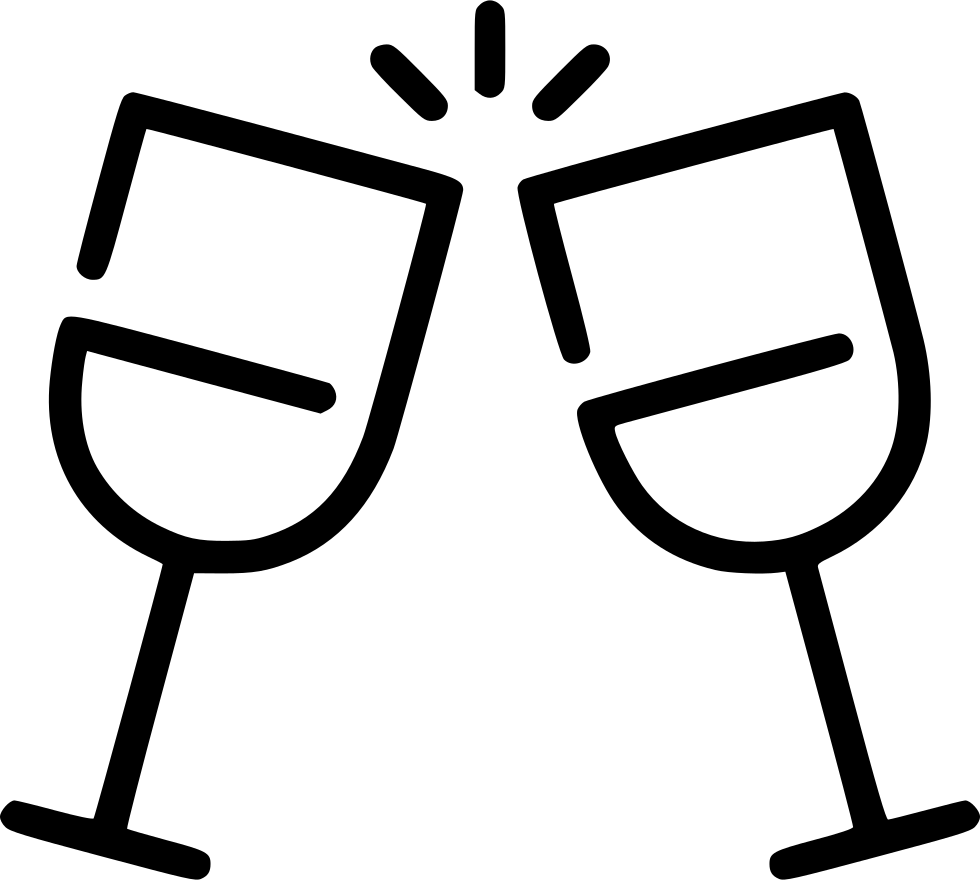 Wine Glasses Comments - Party Glass Vector (980x880)