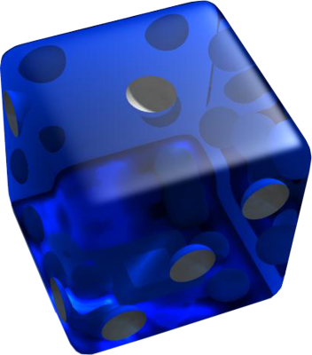 Blue Dice Blue Dice Psd - Blue Dice Png (352x400)