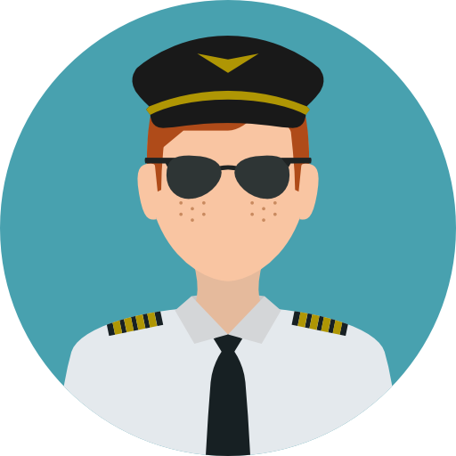 Free User Icon - Pilot Icon (512x512)