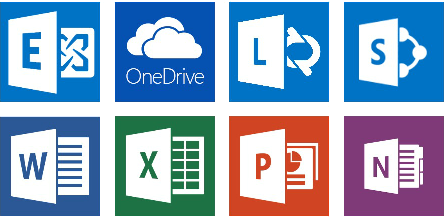 Ms Word 365 Icon - Microsoft Office 2018 Logo (892x436)