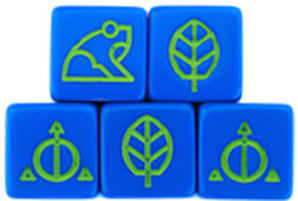 Ashes: Rise Of The Phoenixborn - Blue Natural Dice (400x400)