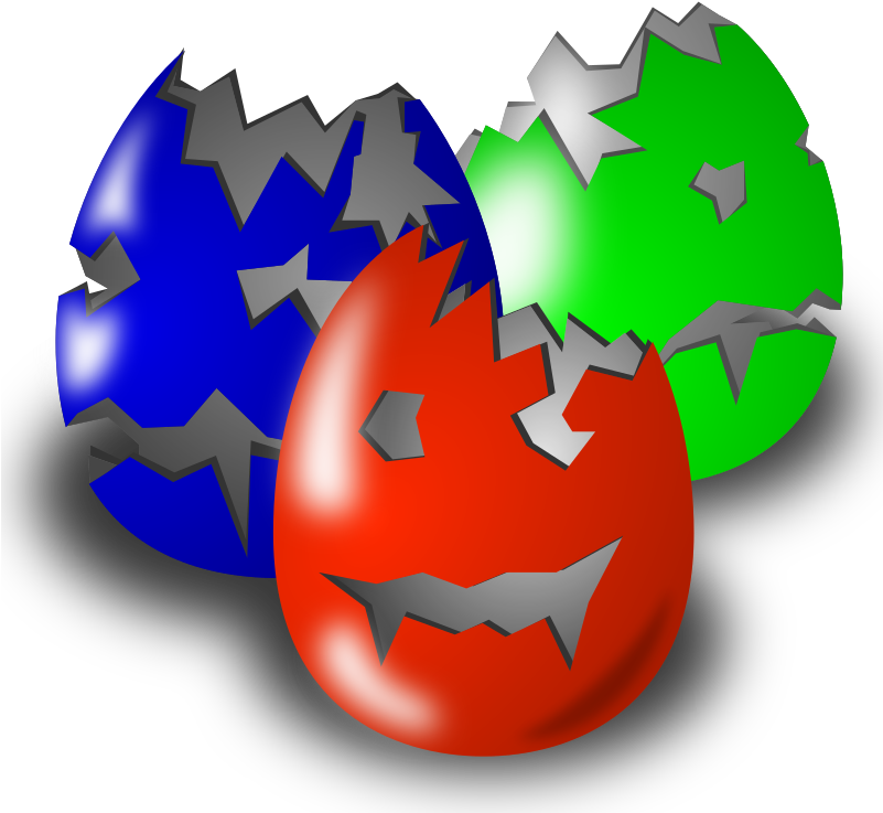 Microsoft Office Clipart Easter - Merah Hijau Biru (800x800)