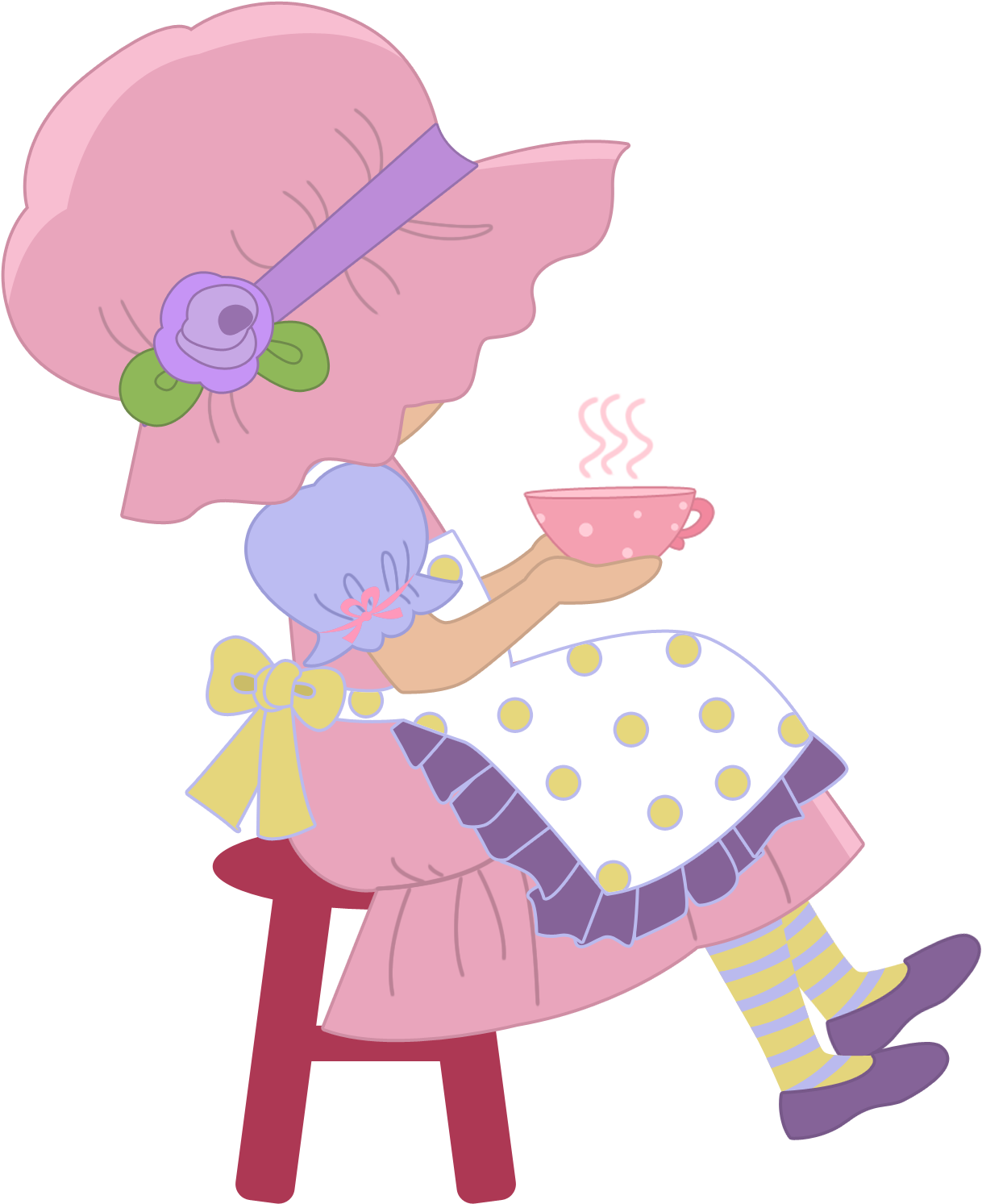 Sunbonnet Sue, Little Girls, Boy Boy, Doodle, Baby - Cartoon (1500x2100)