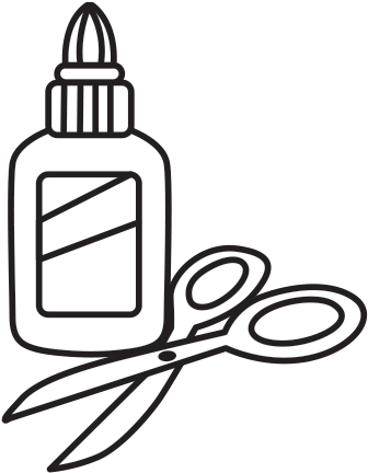 Summer Quest Icon Glue And Scissors - Scissors (450x450)