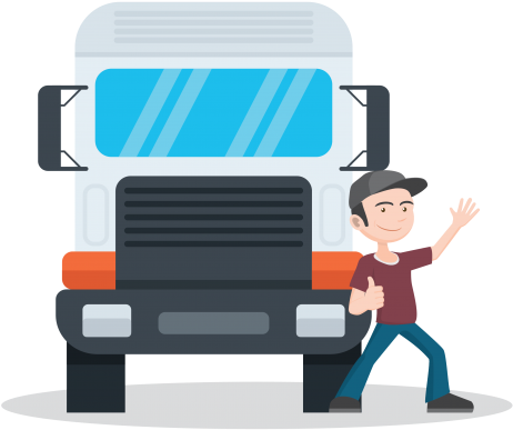 Trailer Y Trailero-01 - Euclidean Vector (600x464)