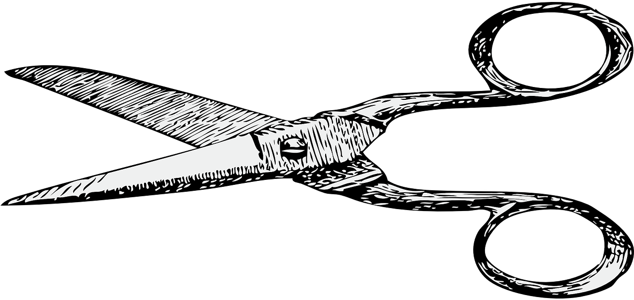 Scissors-pixabay - Sewing Scissors Clip Art (1280x640)