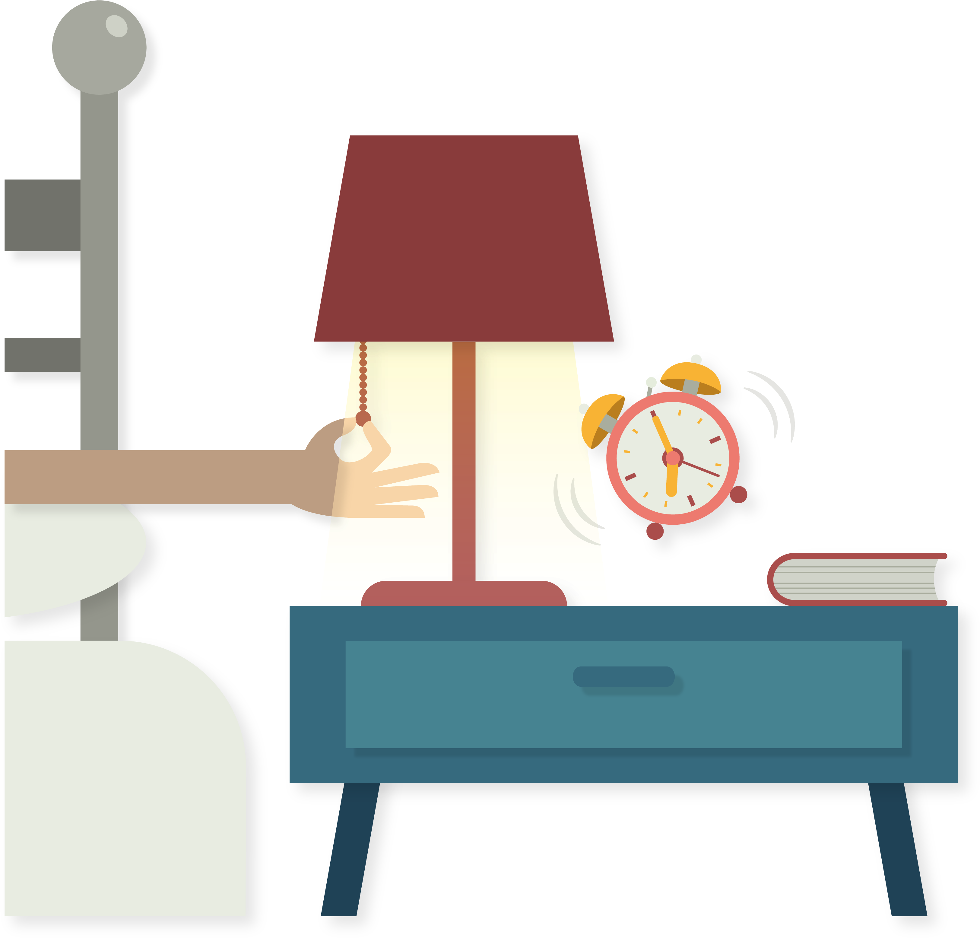 Light Lamp Alarm Clock - Light Lamp Alarm Clock (3286x3136)