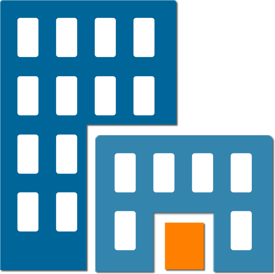 Computer Icons Microsoft Office 365 Building Business - Blue Building Icon (1024x1024)