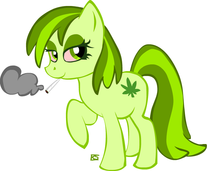 High Little Pony - Stoner My Little Pony (693x571)