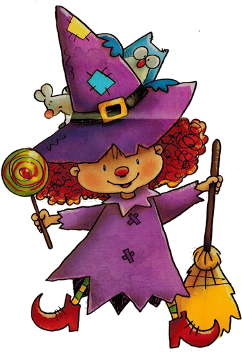 Spooky - Dibujos De Brujitas Tiernas (367x512)