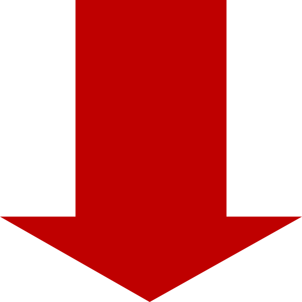 Red Down Arrow Clip Art - Red Down Arrow Png (600x600)