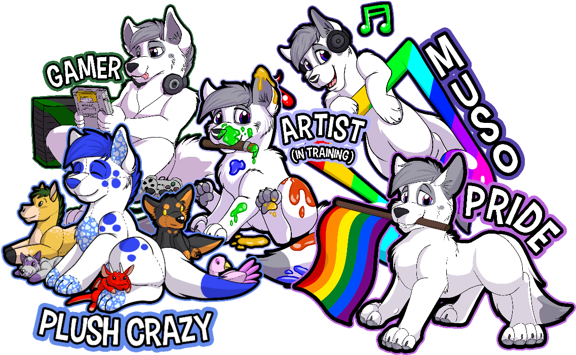 Right Now We Are Making Designs With Our Canine Mascot - Cartoon (1175x720)