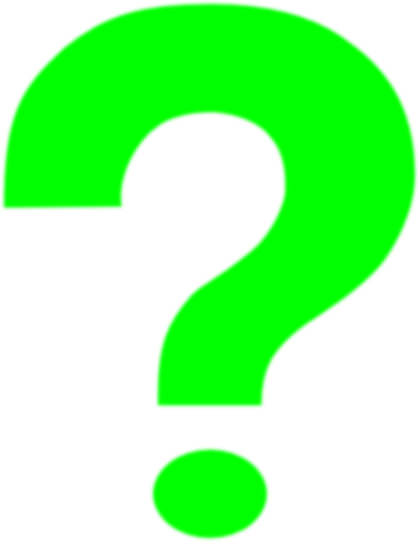 Green - Question - Mark - Clip - Art - Rdw (462x598)