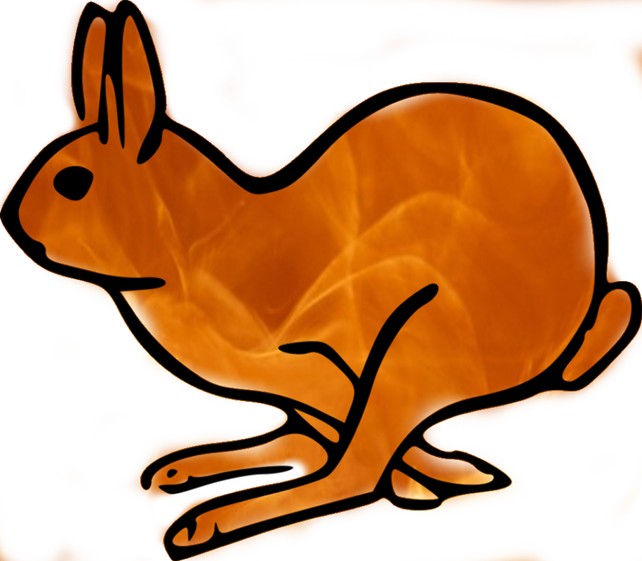 Fire Rabbit - Hare (915x800)