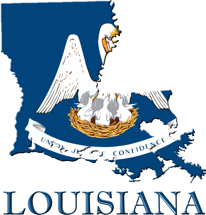 State Of Louisiana By Uda4754 - State Office Holidays 2017 (730x770)